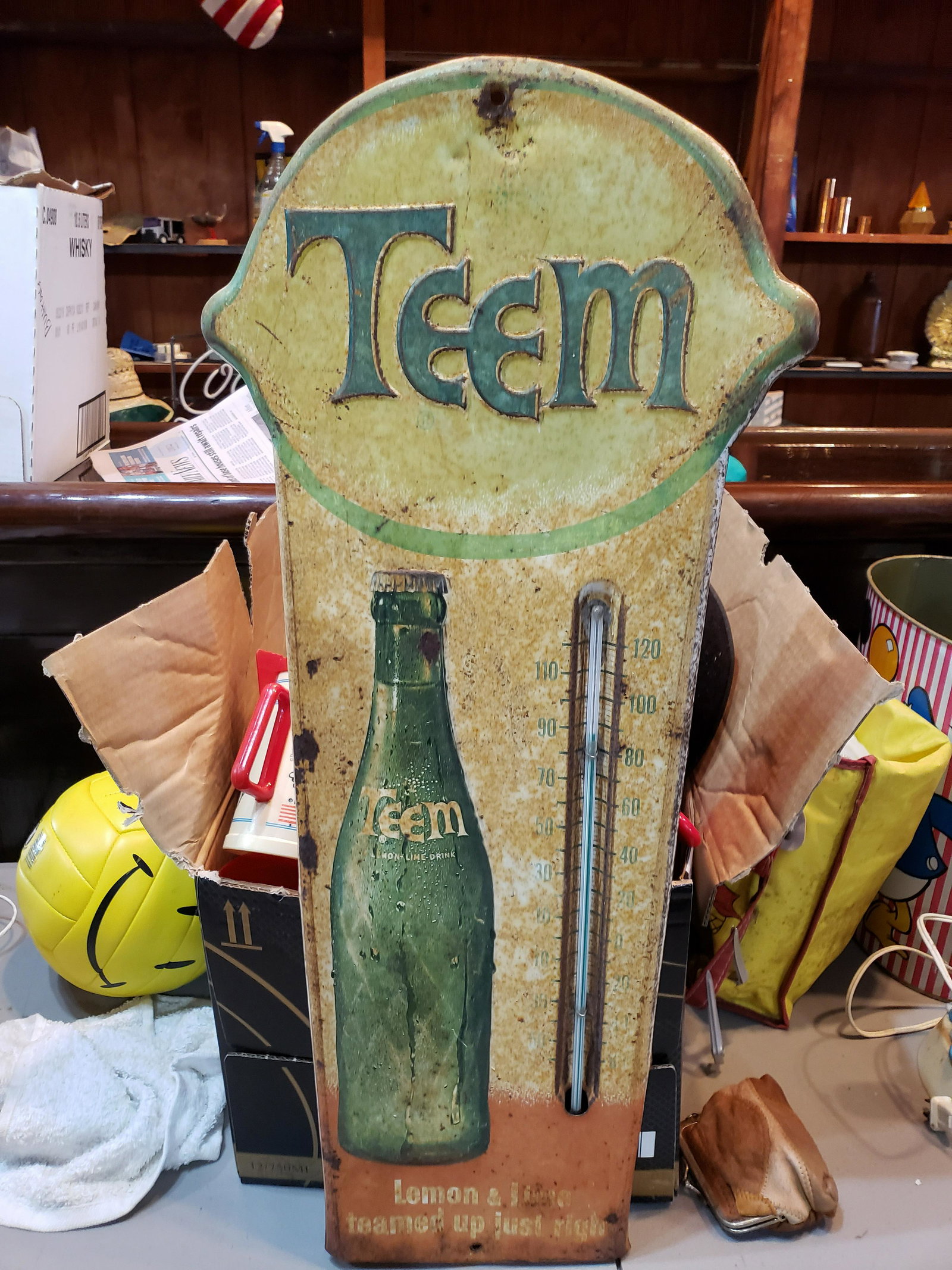 Teem Advertising Thermometer: Teem Advertising Thermometer
