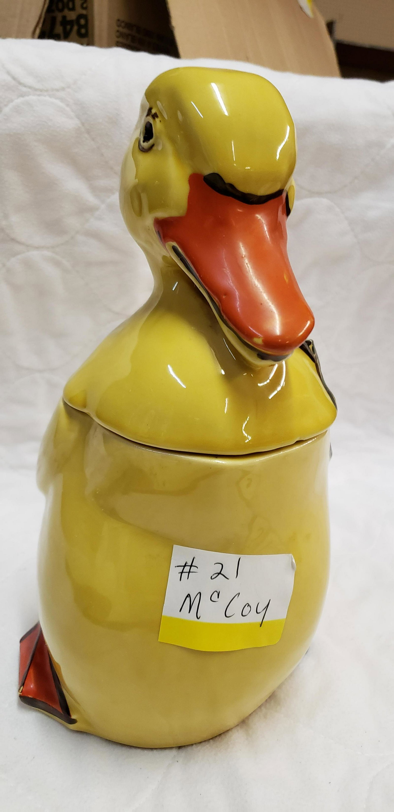 Marked USA on side of jar. Minor paint loss.: Marked USA on side of jar. Minor paint loss.