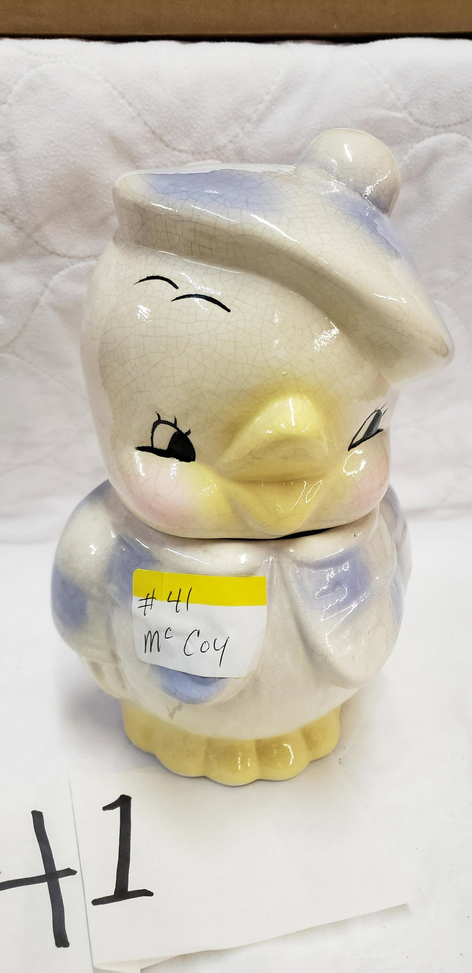 Reproduction? Marked McCoy Chick Cookie Jar.  Cra. (1 of 3)