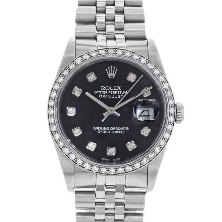 Rolex Datejust 16234 Custom Dial Automatic Watch (1 of 3)