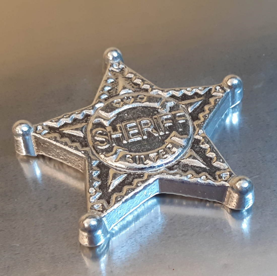 5 Troy Ounce Silver Badge (1 of 2)