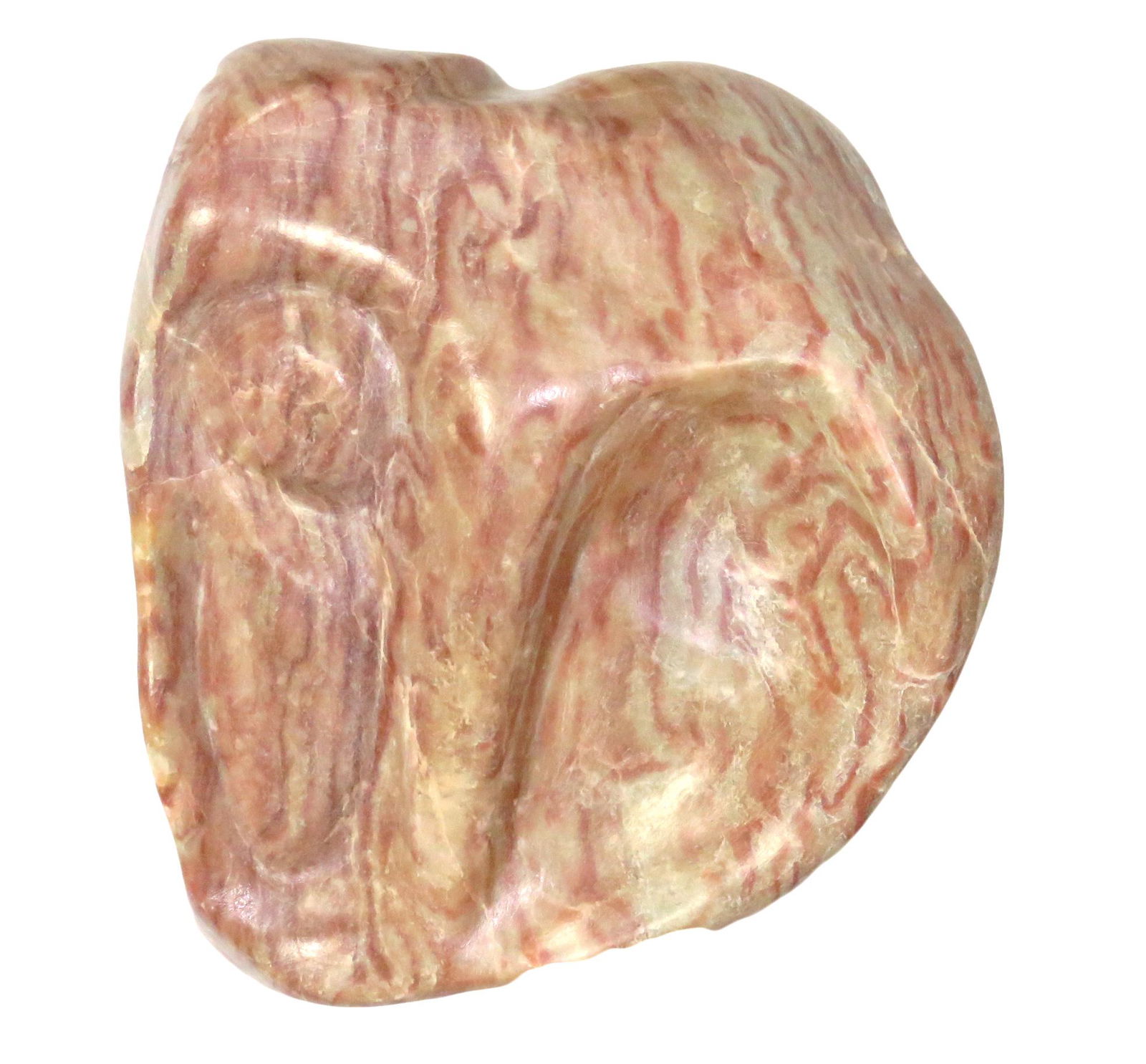 MODERN ABSTRACT MARBLE SCULPTURE SIGNED (1 of 17)