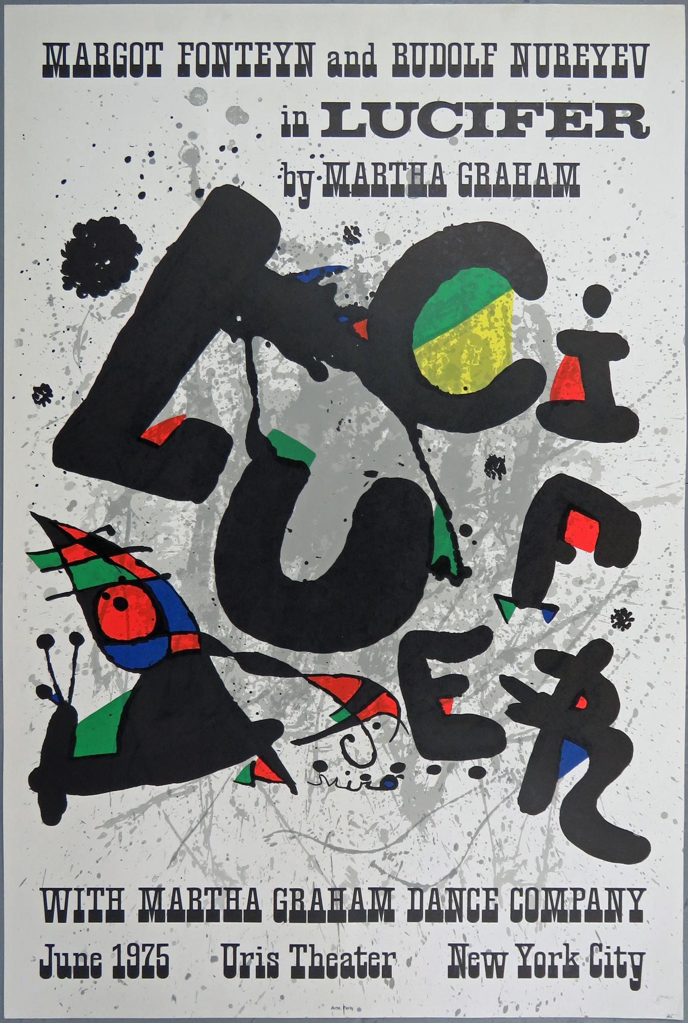 VINTAGE JOAN MIRO 1893-1983 EXHIBITION POSTER (1 of 5)