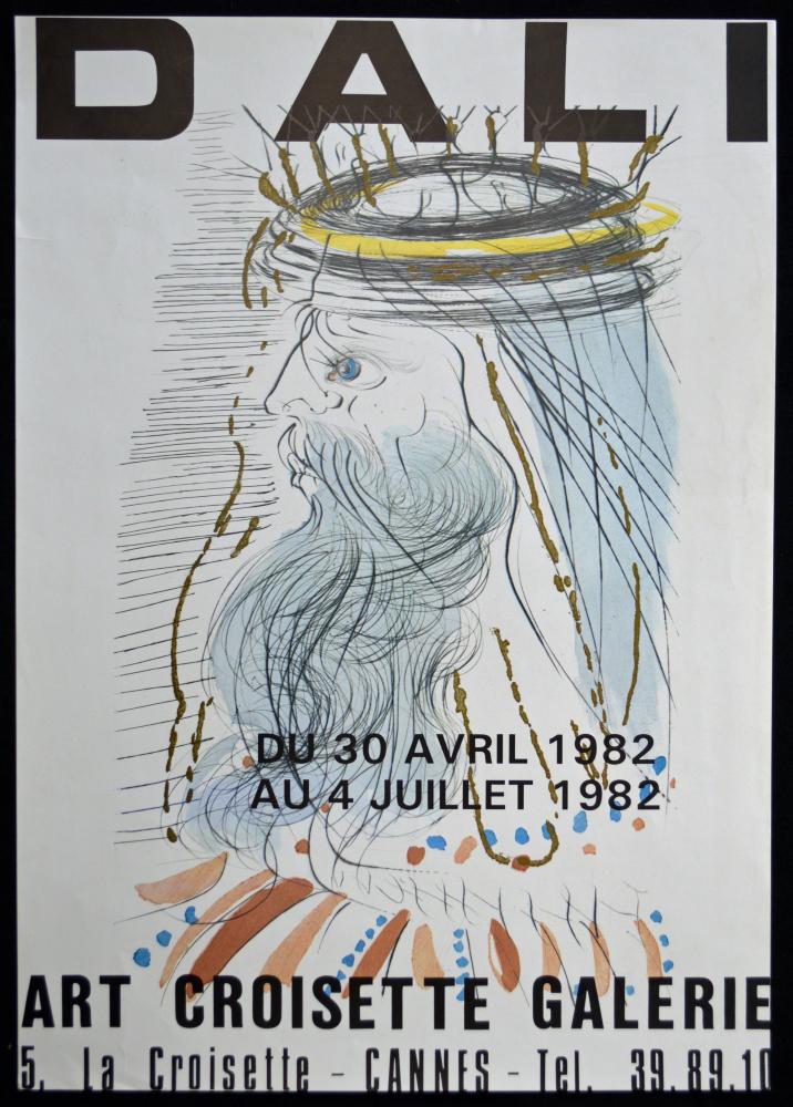 SALVADOR DALI LITHOGRAPH VINTAGE EXHIBITION POSTER (1 of 7)