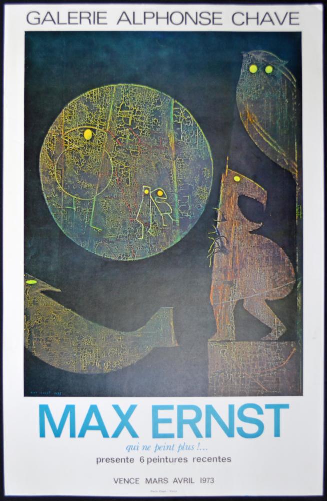 MAX ERNST (1891-1976) 1973 EXHIBITION POSTER VENCE (1 of 7)