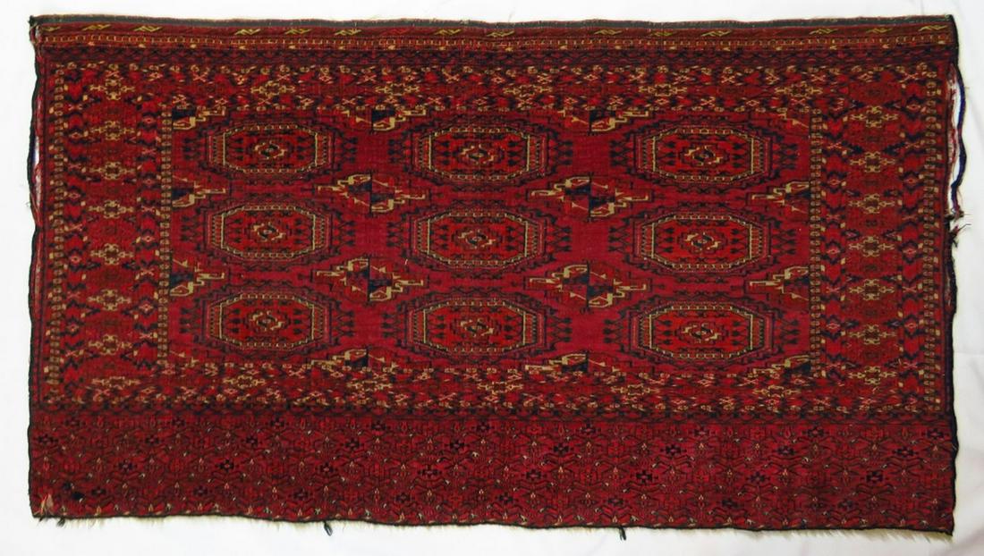 ANTIQUE TEKKE TURKOMAN CHUVAL W SALOR GULS (1 of 17)