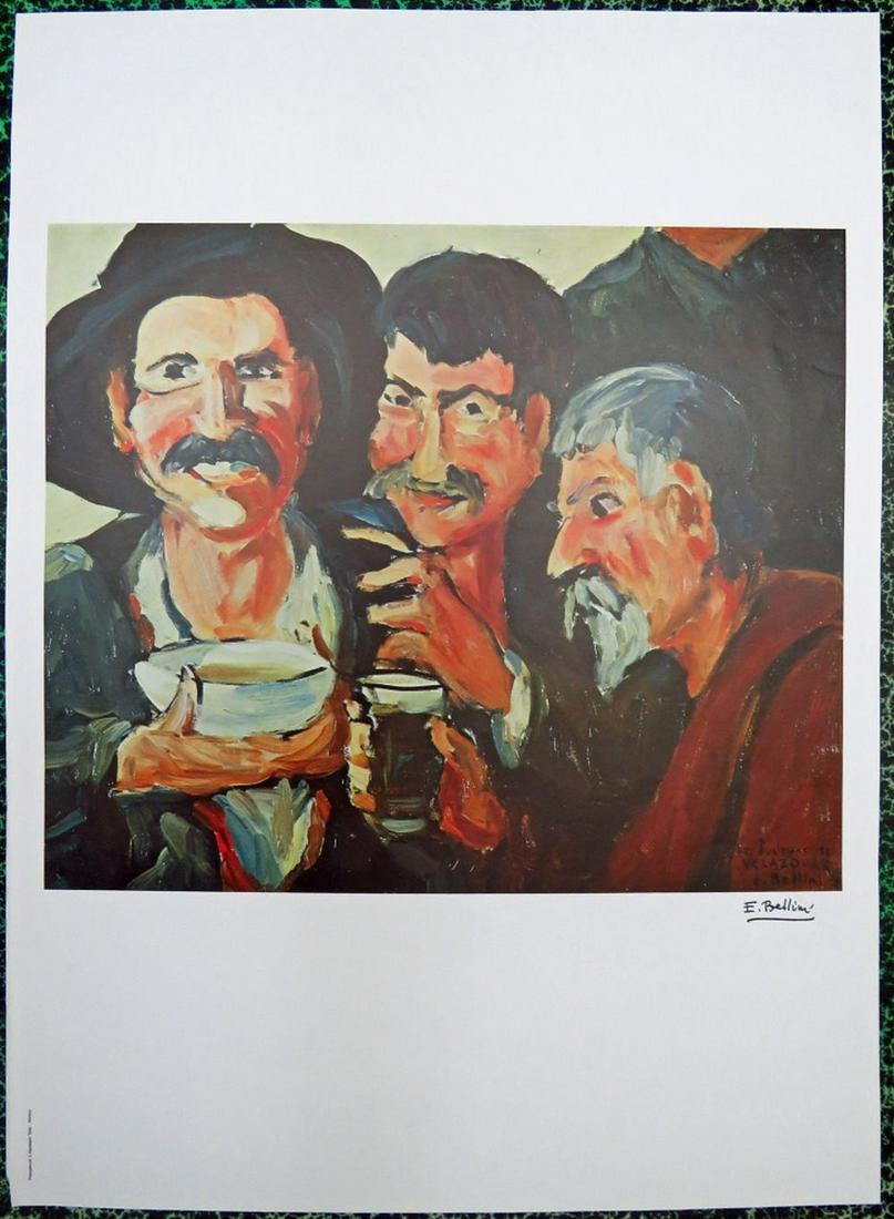 EMMANUEL BELLINI 1918-1989 SIGNED EXHIBITION PROOF (1 of 5)