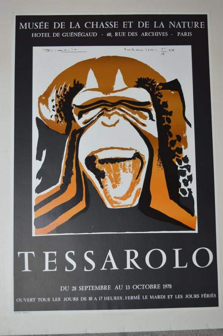 GERMAN TESSAROLO B. 1945 SIGNED EXHIBITION POSTER (1 of 8)