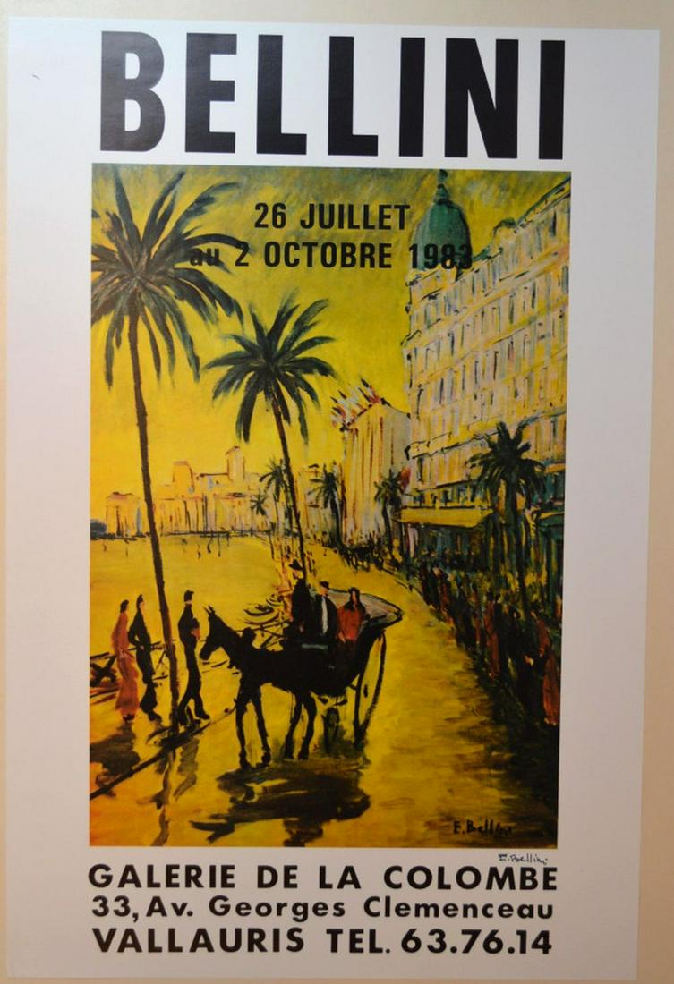 EMMANUEL BELLINI 1904-89 EXHIBITION POSTER SIGNED (1 of 5)
