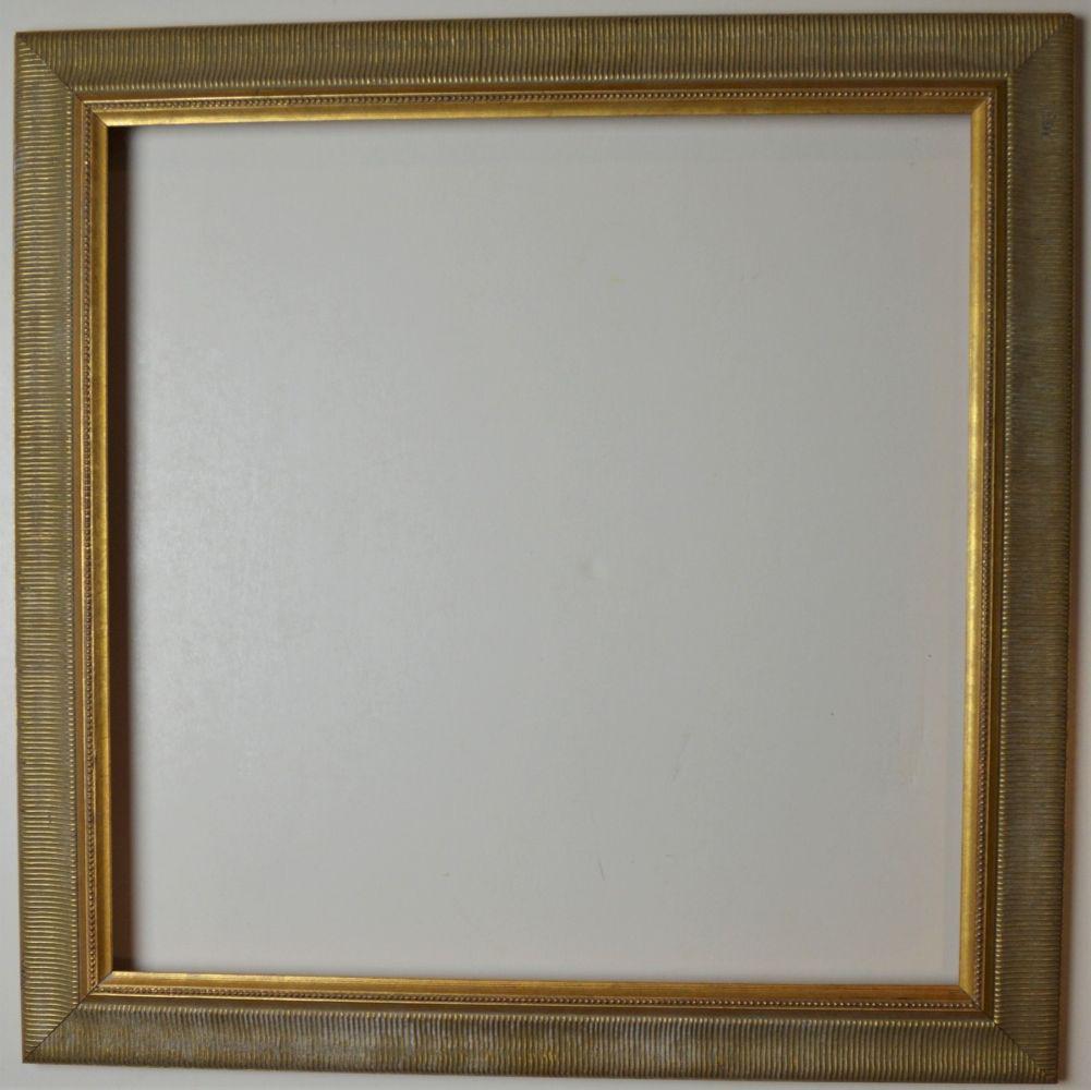 REEDED MODERNIST GILT PAINTING FRAME (1 of 6)