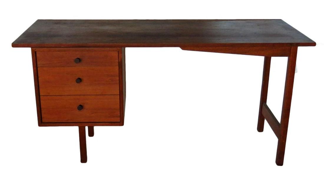 RICHARD ARTSCHWAGER WALNUT FLOATING TOP DESK (1 of 12)