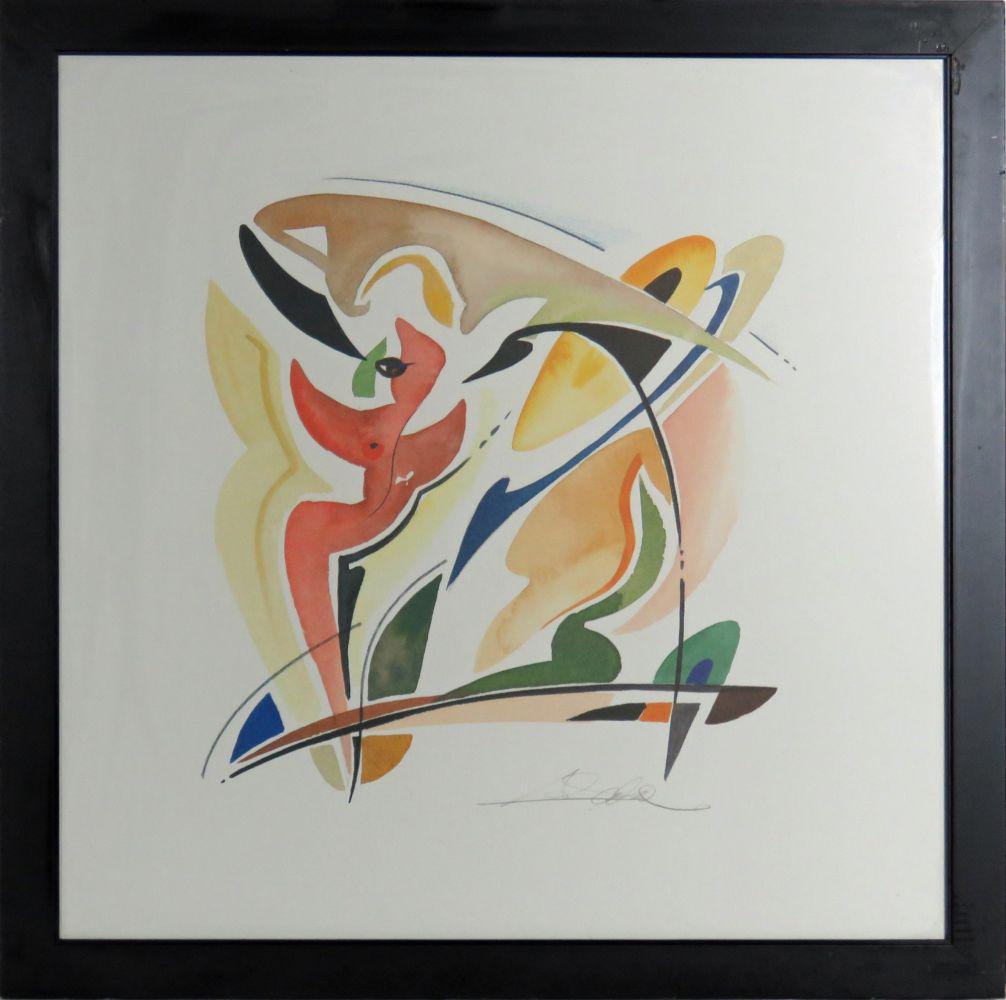 ALFRED ALEXANDER GOCKEL B. 1952 ABSTRACT LITHO (1 of 11)