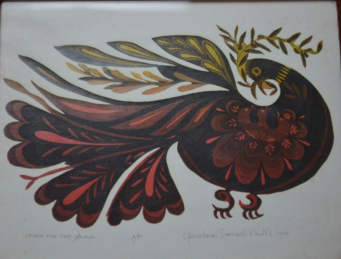 YAROSLAVA SURMACH MILLS SIGNED LITHOGRAPH (1 of 5)