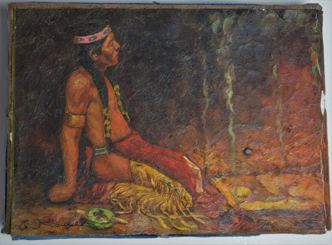 AFTER IRVING EANGER COUSE INDIAN BY FIRELIGHT (1 of 6)