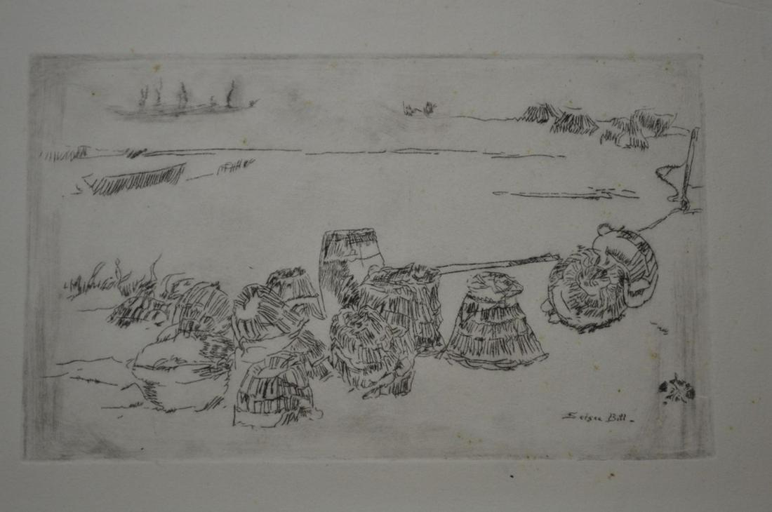 MODERN ETCHING SIGNED (1 of 4)