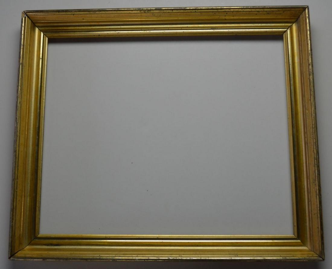 ANTIQUE LEMON GOLD GILT PAINTING FRAME (1 of 7)