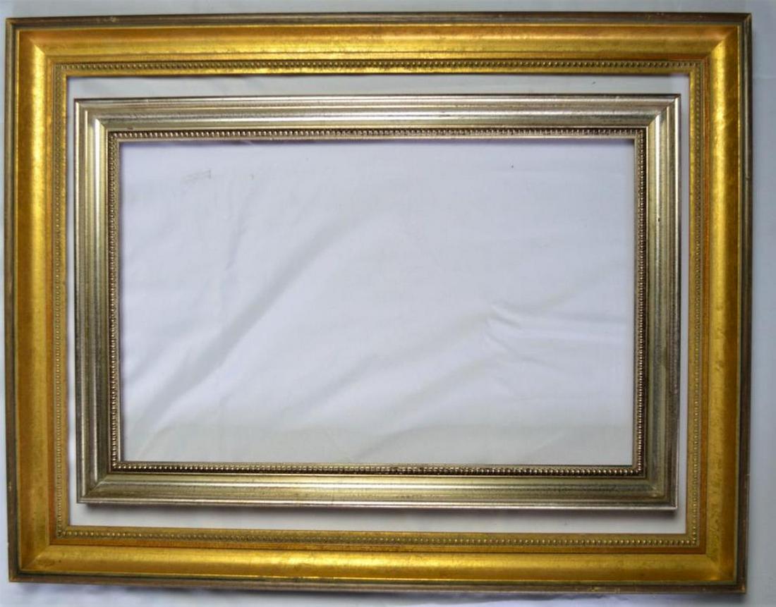 LOT 2 VINTAGE GILT PAINTING FRAMES (1 of 8)