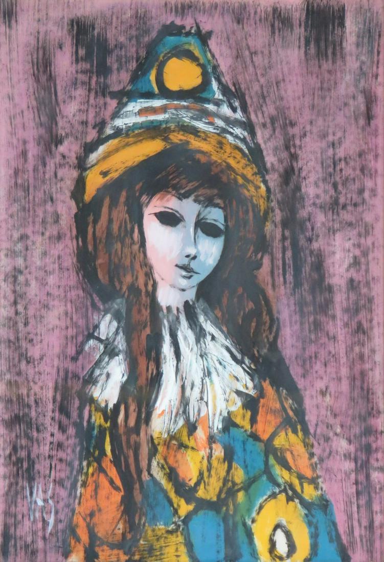 MAXIMILLIAN VAS MID CENTURY HARLEQUIN PAINTING (1 of 3)