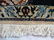 FINE KASHAN PERSIAN SMALL VINTAGE CARPET / RUG - 7