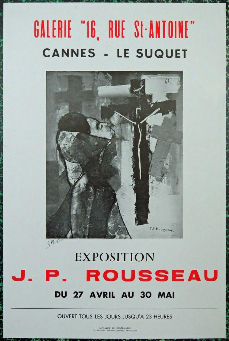 JEAN-PIERRE ROUSSEAU EXHIBITION POSTER SIGNED (1 of 6)