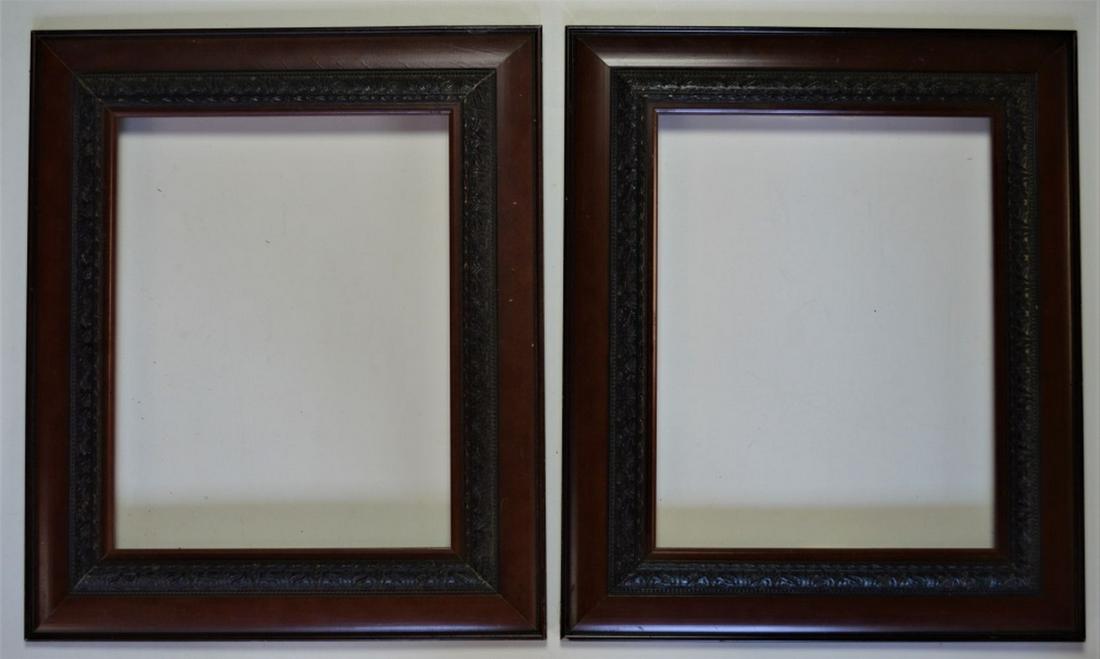 PAIR 2 VINTAGE FLORENTINE STYLE PAINTING FRAMES (1 of 4)
