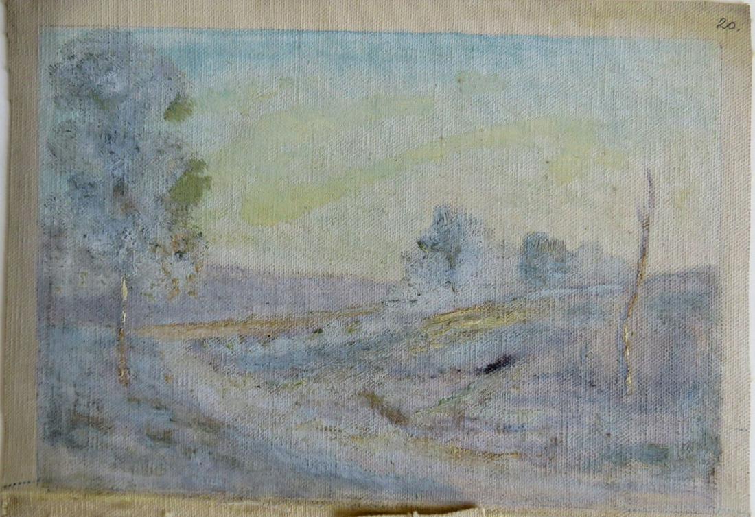 2 AMERICAN SCHOOL IMPRESSIONIST LANDSCAPE PAINTING (1 of 5)
