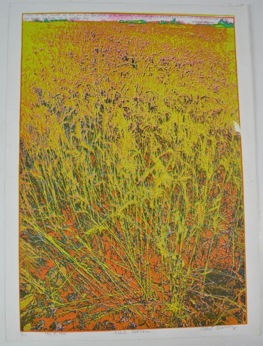 ALBERT GARVEY SERIGRAPH SIGNED KIBBUTZ BET SHE'AN (1 of 6)