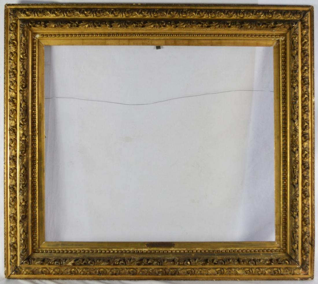 FINE ANTIQUE GILT PAINTING FRAME (1 of 10)