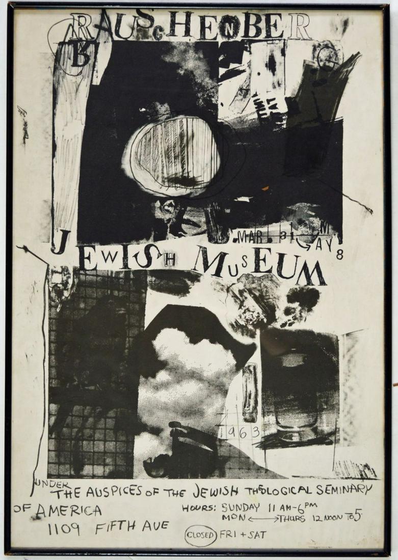 ROBERT RAUSCHENBERG 1963 EXHIBITION POSTER (1 of 9)