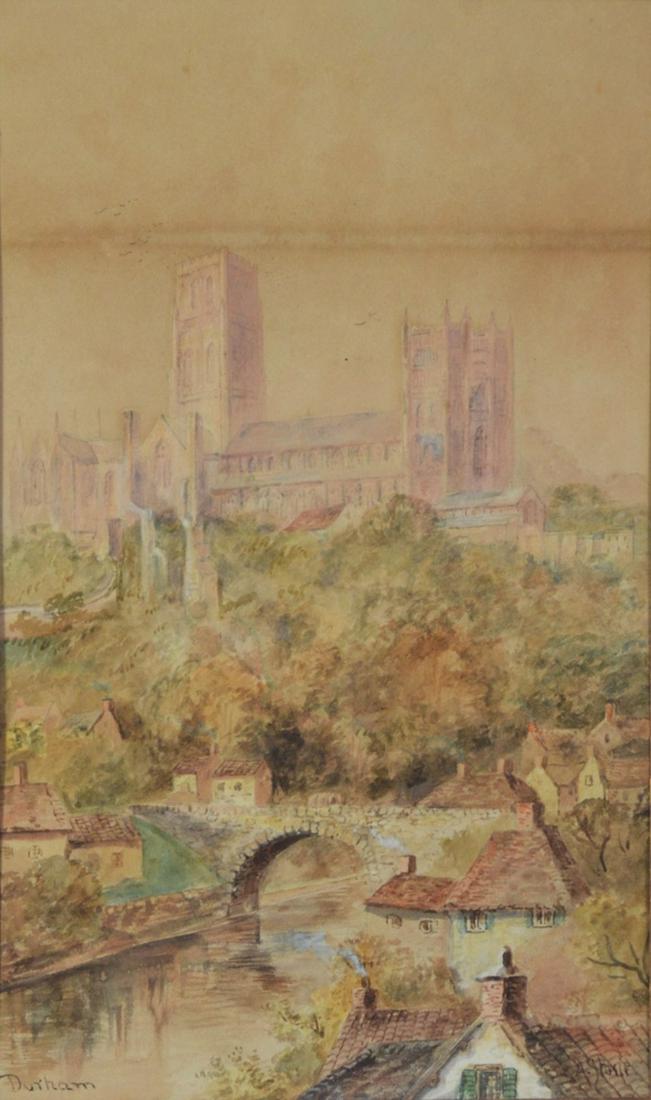 ANDREW STORIE ENGLISH CITYSCAPE PAINTING SIGNED (1 of 10)