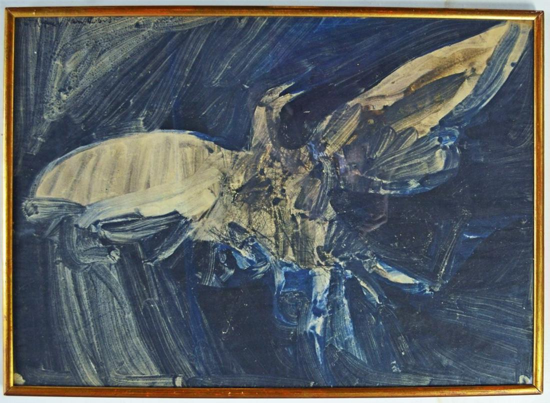 ROBERT ANDREW PARKER ABSTRACT PAINTING SIGNED (1 of 7)