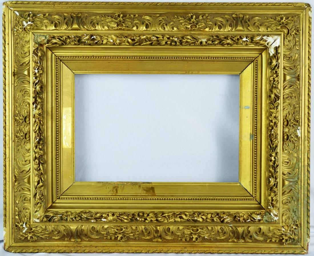 FINE GILT ANTIQUE PAINTING FRAME (1 of 13)