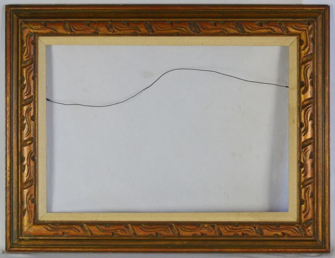 MID CENTURY CARVED WOOD MODERNIST FRAME (1 of 6)