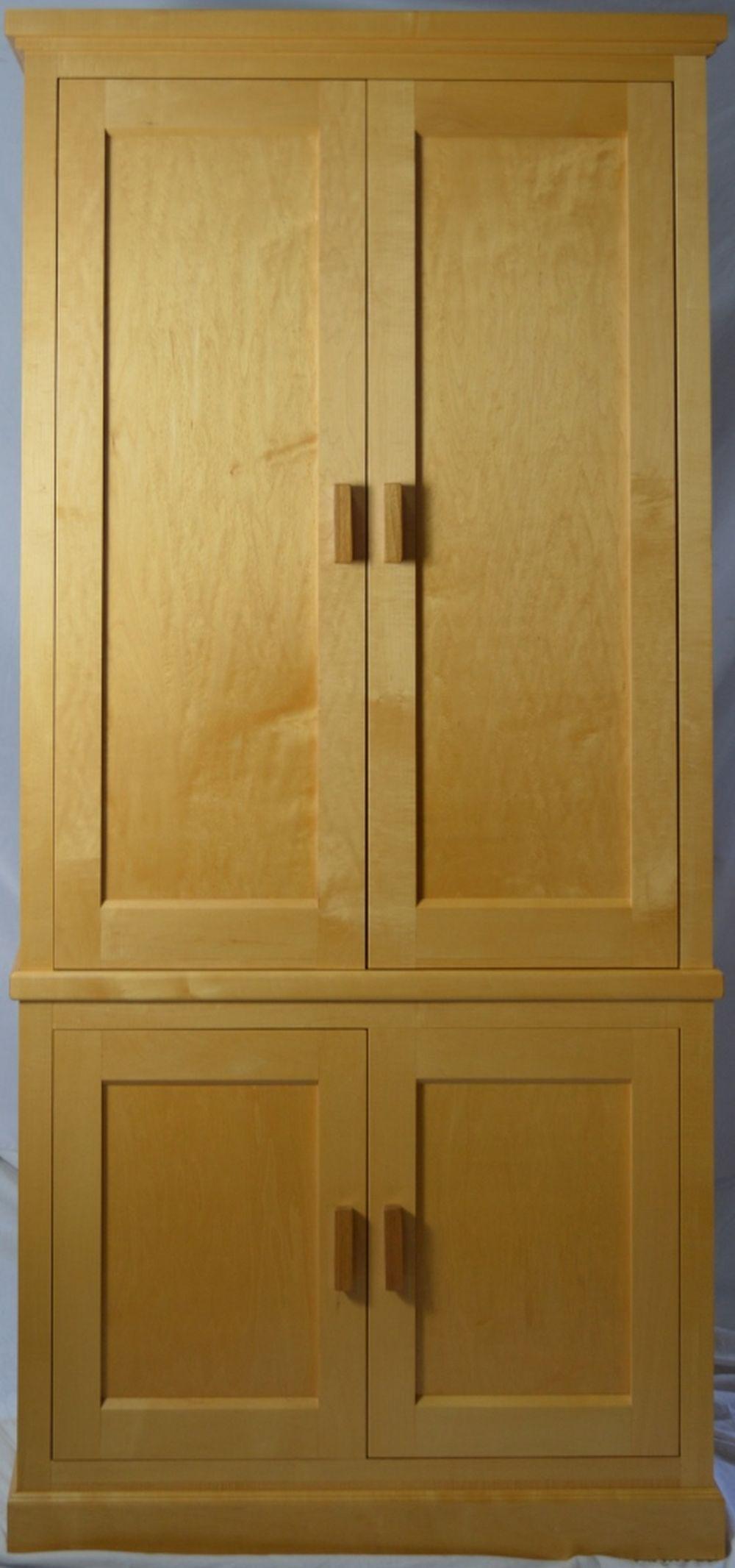 BENCH MADE CABINET / VERTICAL CREDENZA MID CENTURY (1 of 10)