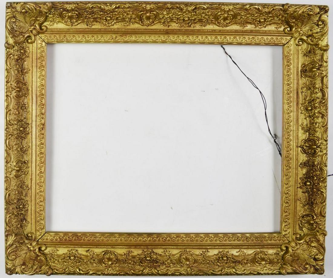ANTIQUE ORNATE GOLD PAINTING FRAME (1 of 6)