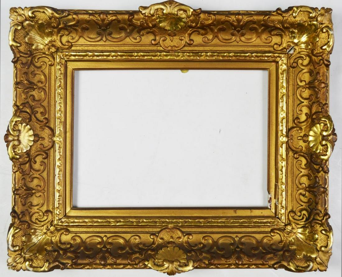FINE ANTIQUE GILT FRENCH PAINTING FRAME (1 of 10)