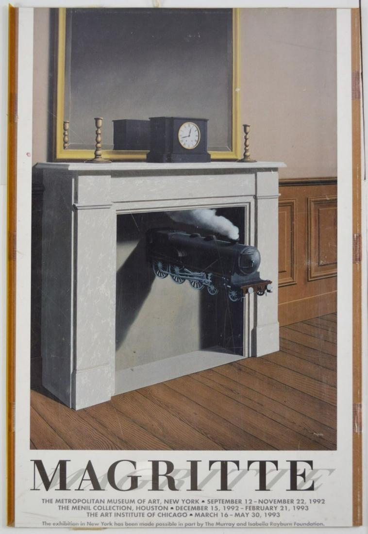 VINTAGE RENE MAGRITTE EXHIBITION POSTER (1 of 3)