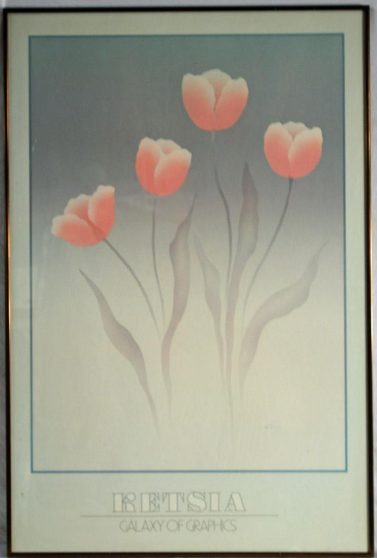 3 VINTAGE ART & EXHIBITION POSTERS FRAMED (1 of 5)