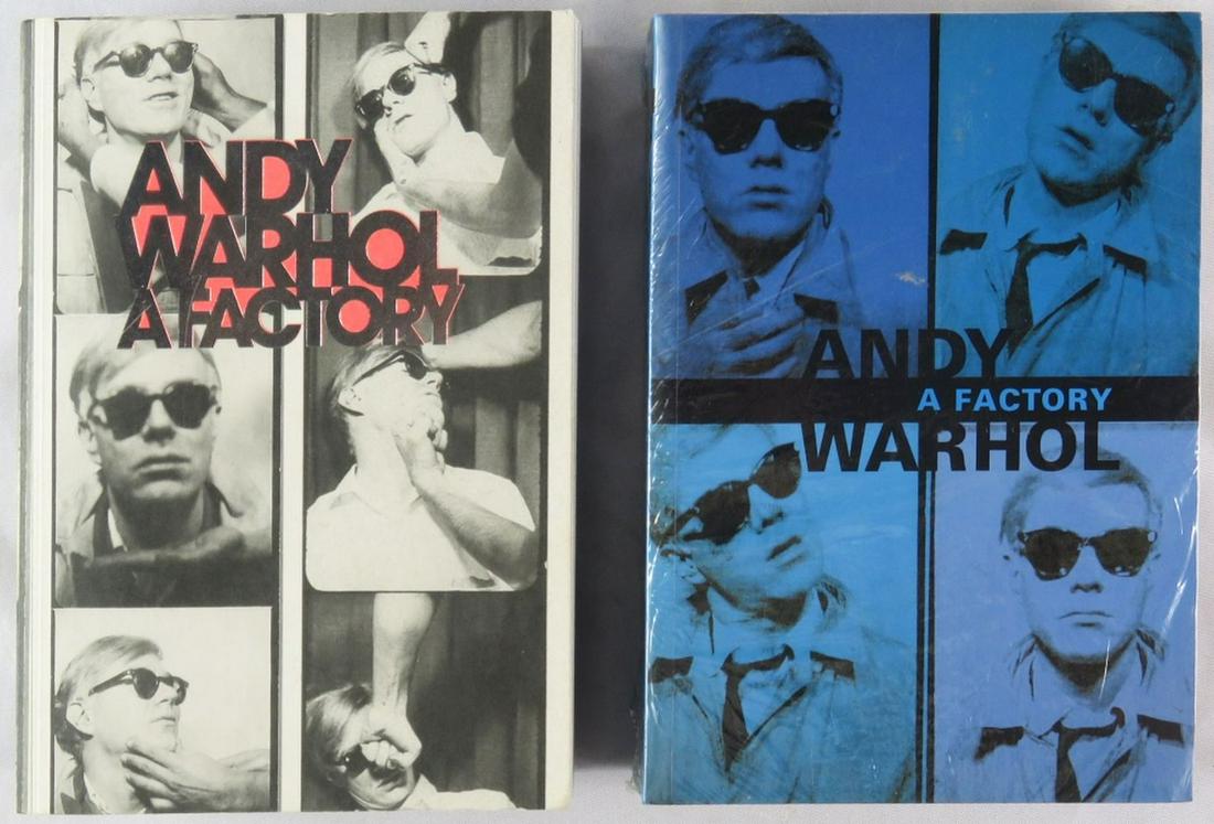 ANDY WARHOL "A FACTORY" - 2 VINTAGE ART BOOKS (1 of 6)