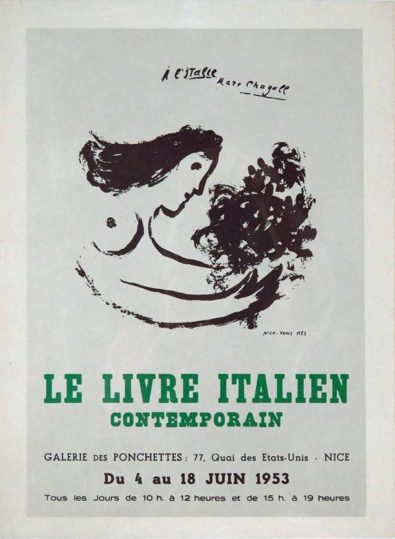 MARC CHAGALL VINTAGE EXHIBITION POSTER (1 of 5)