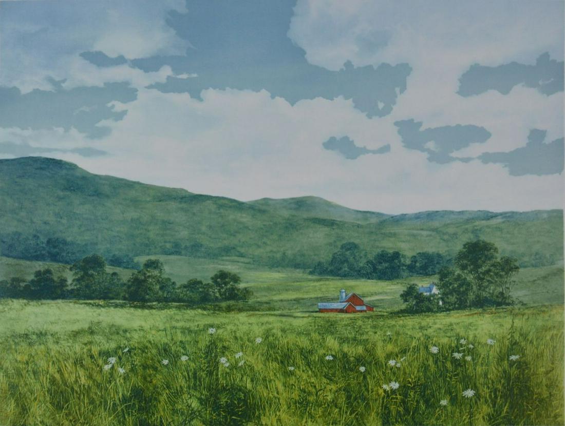 GERALD LUBECK (NJ/VT 1942-2019) LITHOGRAPH SIGNED (1 of 8)