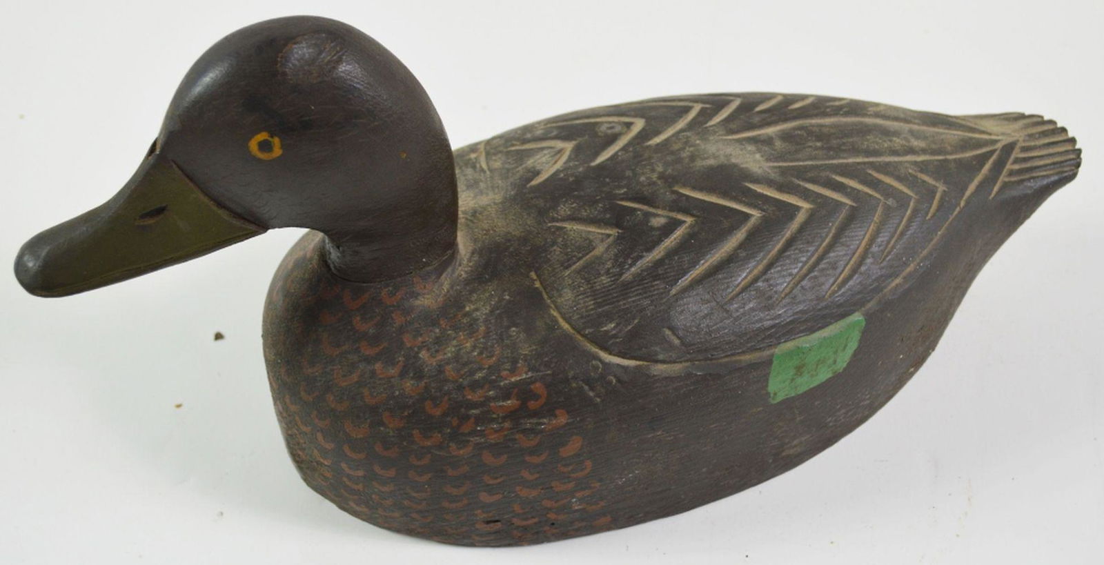 ANTIQUE / VINTAGE CARVED WOOD DUCK DECOY (1 of 4)