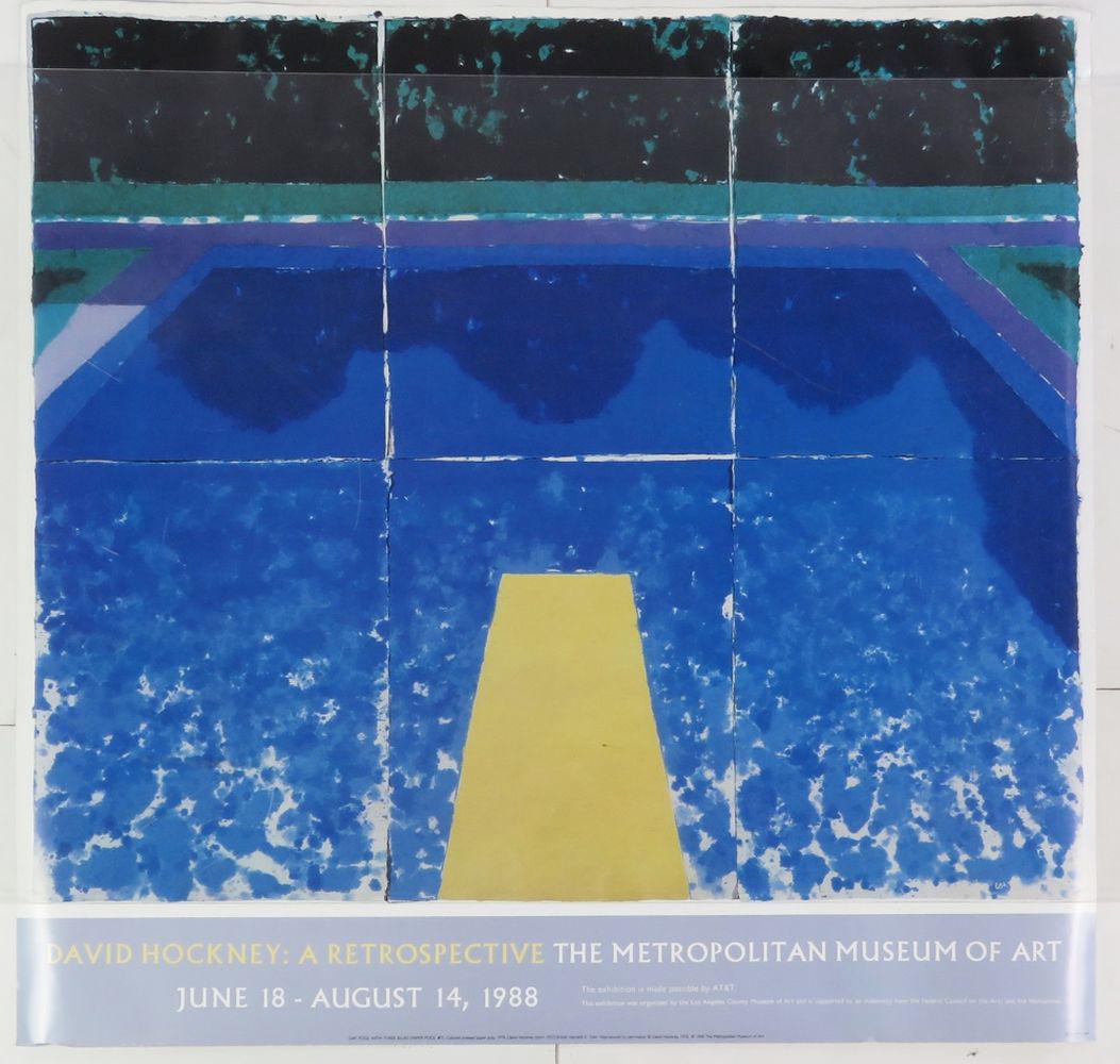 (4) VINTAGE MET MUSEUM EXHIBITION POSTERS HOCKNEY (1 of 15)