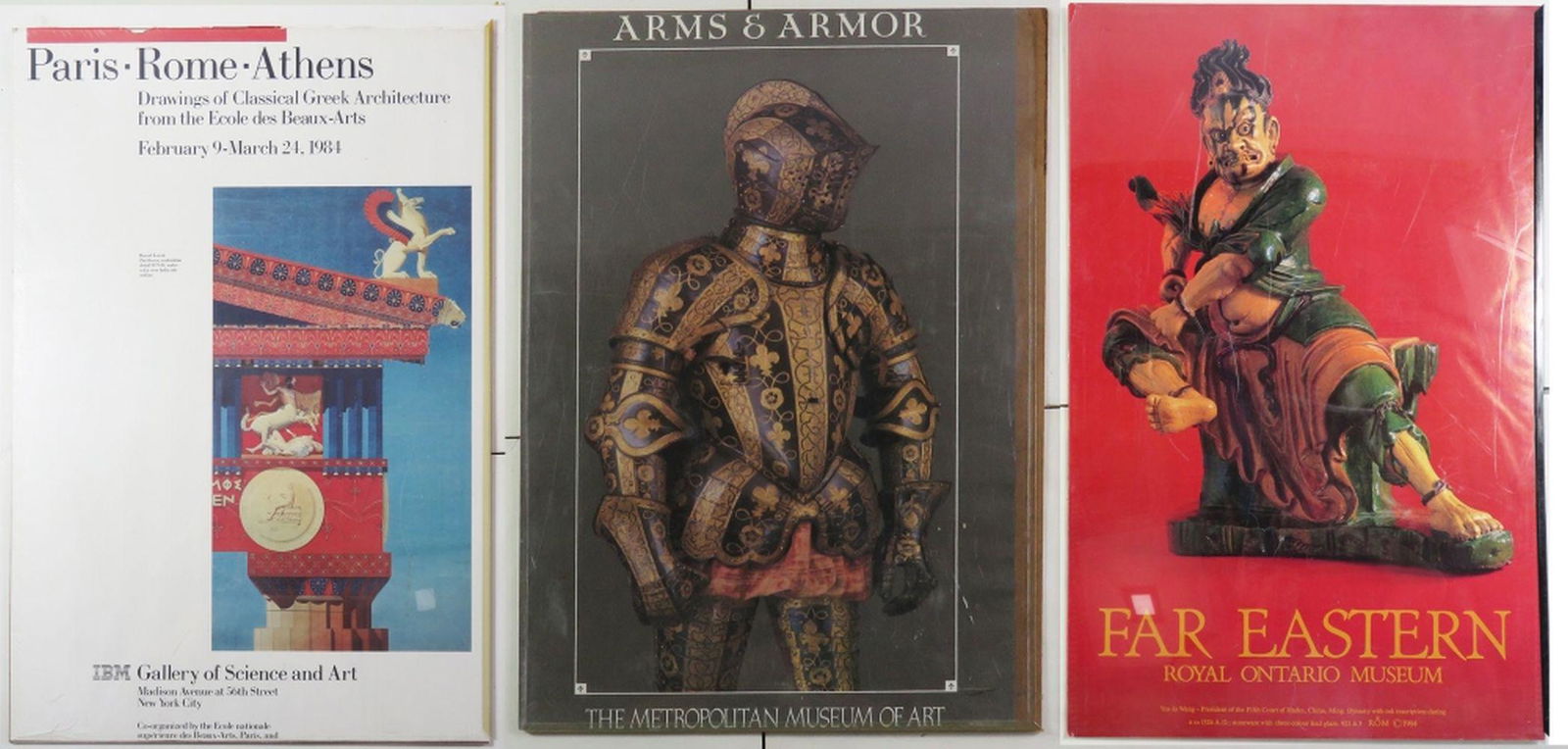 3 VINTAGE EXHIBITION POSTERS (1 of 4)