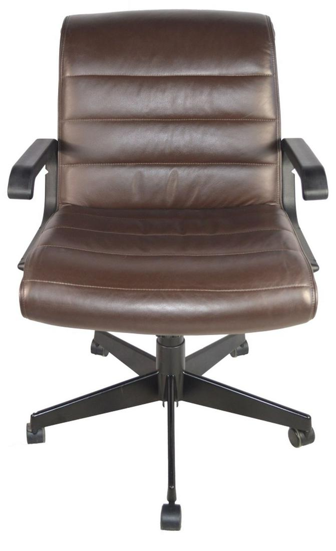 KNOLL RICHARD SAPPER LEATHER EXECUTIVE CHAIR (0093) on Jan 02, 2022
