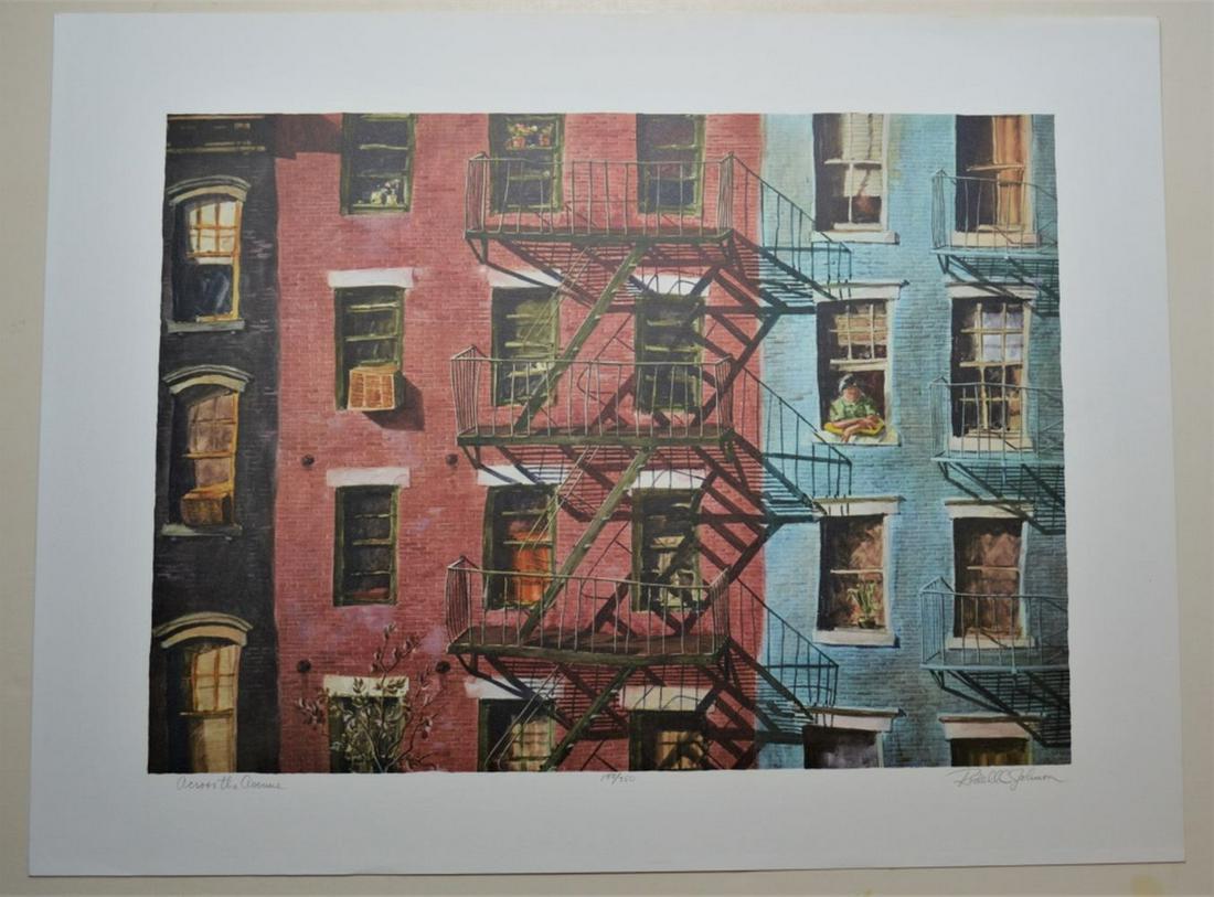 RODELL JOHNSON SIGNED ILLUSTRATION LITHOGRAPH (1 of 5)