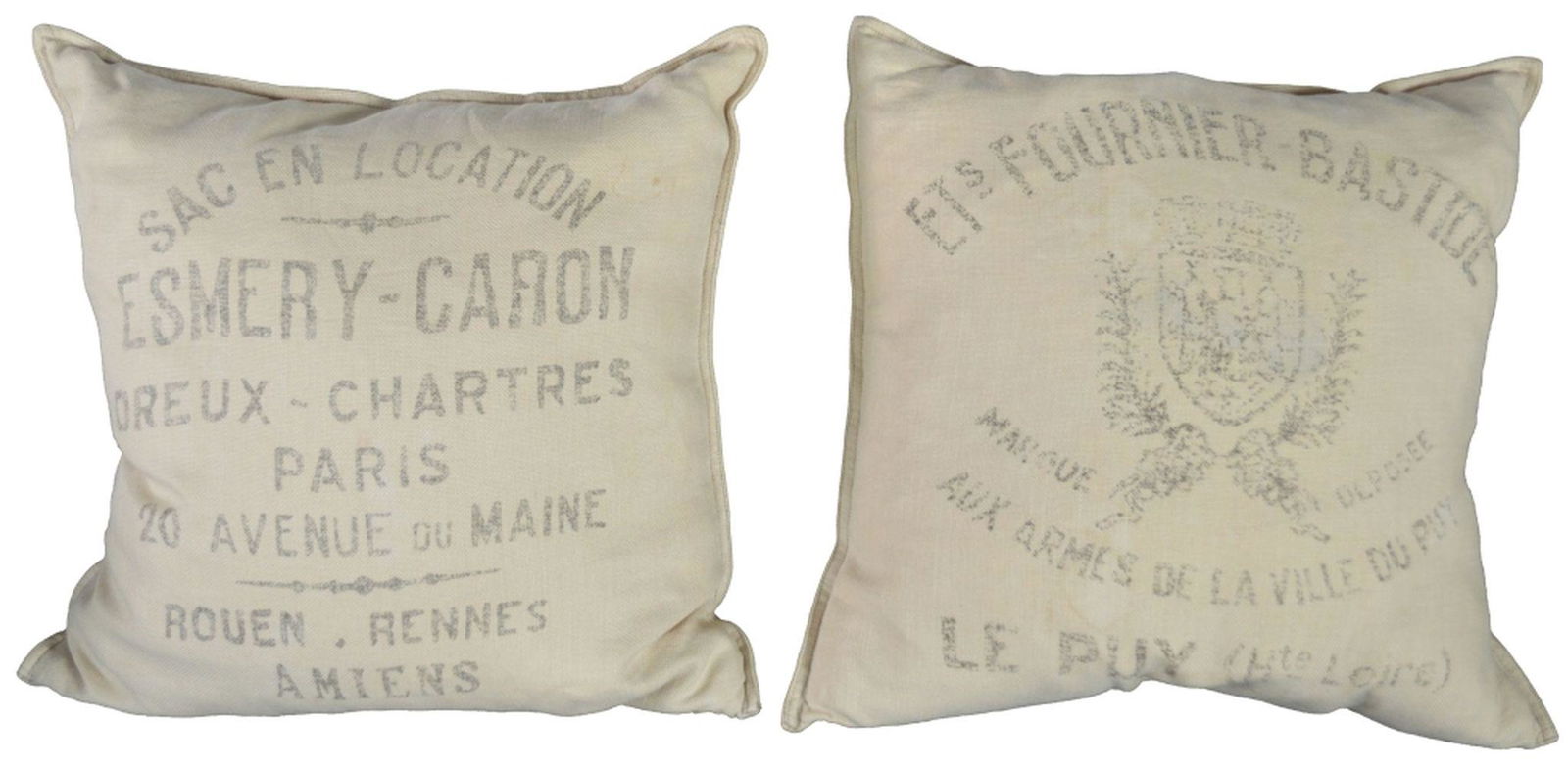 2 RESTORATION HARDWARD FRENCH LINEN PILLOWS (1 of 4)