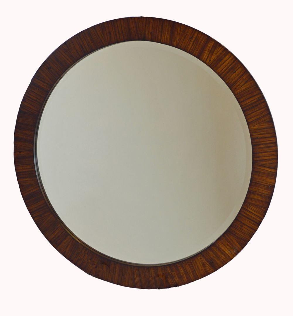 LARGE MODERN UTTERMOST ROUND MIRROR (1 of 5)