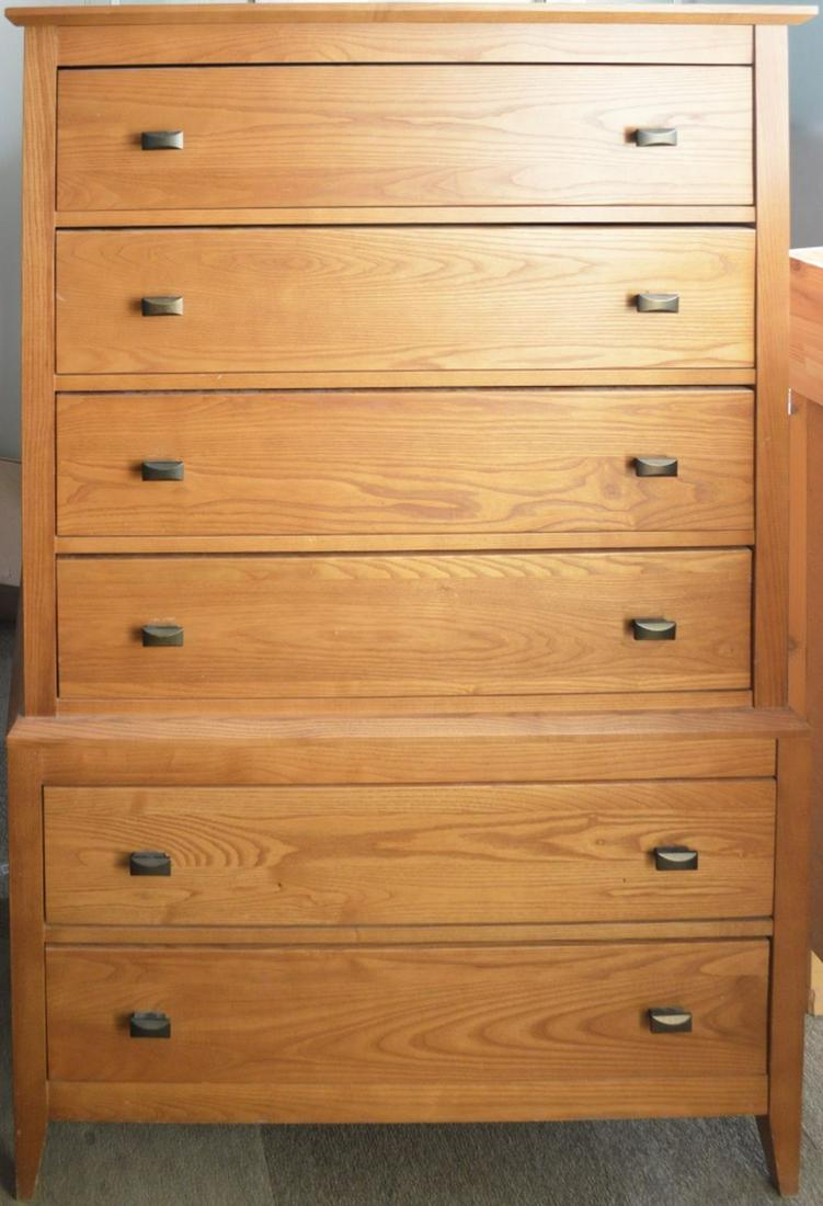 VERMONT TUBBS HIGH CHEST DRAWERS DRESSER SIGNED (1 of 6)