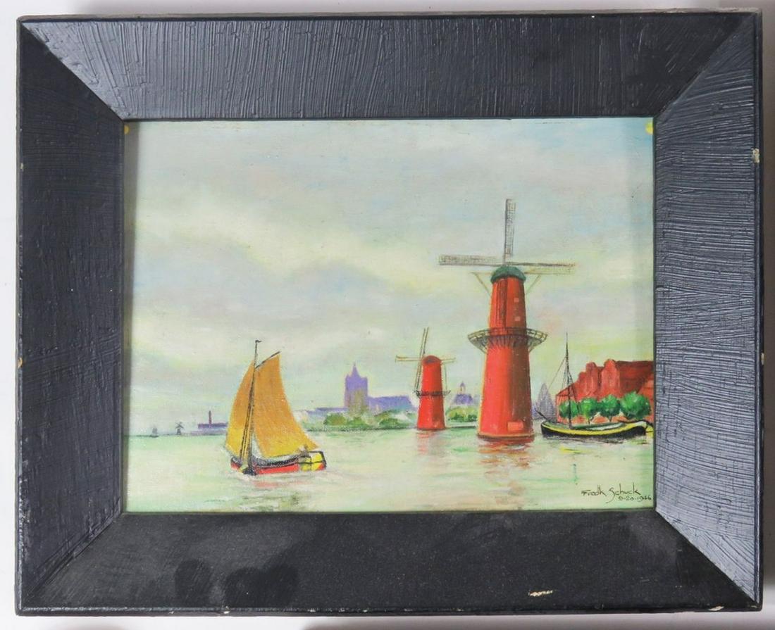 3 ORIGINAL PAINTINGS SIGNED / FRAMED (1 of 12)